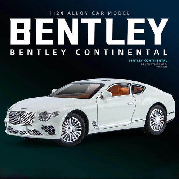Bentley Continental GT Car Model Alloy 1:24 Diecast Cars