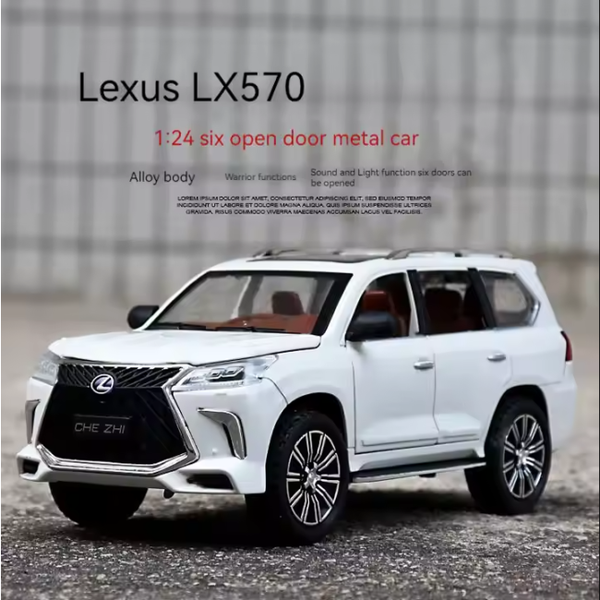 Toyotal LX570 Car Model Alloy 1:32 Diecast Cars